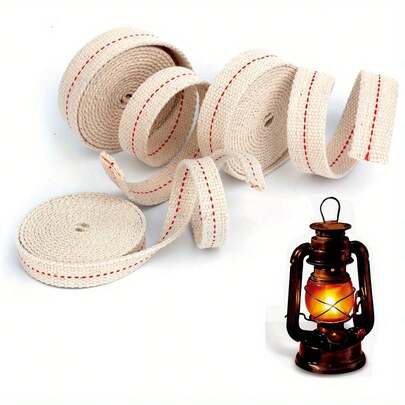 1 Roll Of Cotton Oil Wicks For Oil Lamps And Replacement Wicks For Oil Lamps (0.79 Inches * 39.37 Inches)