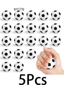 20 Stück Mini Schaumstoff Fußbälle, geeignet für Fußball-Themen Geburtstagsfeiern, Schulfeste, Heimdekoration, Raumdekoration, Bürotisch-Dekoration, Partytüten. Zum Zusammendrücken, um Stress, Angst und Spannung abzubauen. Geeignet für Erwachsene. Weltmeisterschaft (5/10/20 Stück Set) - Verschiedenfarbig - Übersicht 9