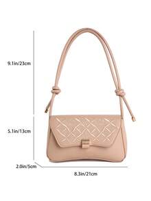 2026 New Minimalist Versatile Baguette Crossbody Bag, Shoulder Bag, Underarm Bag For Women, Highly Attractive - Khaki - View 3