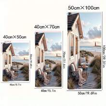 1 Set Kit de Pintura de Diamantes, Paisaje de Invierno Diamante Redondo de Perforación Completa, Material Acrílico, Arte de Pared para Sala de Estar y Dormitorio, Regalo del Día de San Valentín - diamante redondo - Ver 7