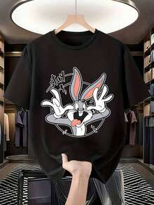 Warner Bros Men T-Shirts - Black - View 1