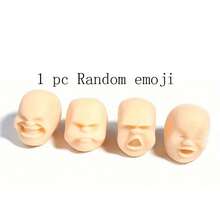 Soft, Fun And Exayggerated Face Squeezing Soft Toy With,Realistic And Surprising Shape It Can Be Freely Squeezed And Stretched,And Has A Slowly Rebounding Texture. For Anxiety Relief,Birthday,Christmas,Easter, Office, And Easter Egg Fillings(Random Packaging Bag) - Multicolor - View 14