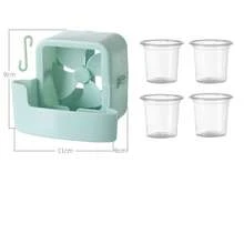 Bộ 6 quạt làm mát dễ sử dụng, quạt làm mát để bàn không cần khoan, thiết bị làm mát treo nhà dùng đá viên, giải pháp làm mát đơn giản, tiết kiệm chi phí. - A - Xem 6