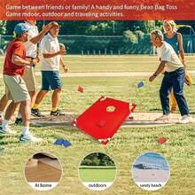 Outdoor Cornhole Toss Game Set, Suitable For Camping, Team Sports, Unisex Outdoor Game Equipment, Suitable For Labor Day, Father's Day - Multicolor - View 5