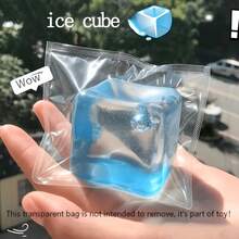 1个透明慢回弹挤压玩具，Tab-Squishy Malt，可挤压，适合作为生日礼物、节日派对礼物、减压玩具或完美的感官玩具。 - 彩色 - 查看 2