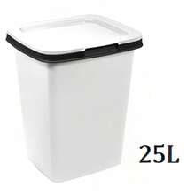 1pc large-capacity plastic trash can available in 9L/15L/25L, with a lid. It comes in white, blue, yellow, green and multiple other colors and specifications. The flip-top design prevents odor multiple colors and specifications. The flip-top design prevents odor leak . colors and specels pais 3th 區r 膜scraps to keep desktops tidy, and suitable for kitchens, bathrooms, offices, living rooms, studies and other places. - 彩色 - 查看 16
