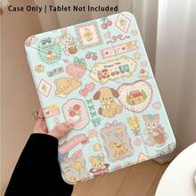 Funda protectora de cristal acrílico con soporte, con patrones de casas, osos, conejos, perros, cerezas, etc. Compatible con Samsung A9/A9+/S9/S9FE/A11/A11+/S11/S10 FE/S10 FE+/S10 Lite, A16 2025, Air 11/13, M3 2025, Mini 7 A17, Pro 2024, Air 11/13, M2 2024, Pro 11/13, M4 2024, Pro 12.9, 7/8/9 Gen, 10.2, 10 Gen, 10.9, Air 4/5/6/7/8, 10.9, Pro 11, 4/5/6 Gen, Mini 6, Se 11, Honor, Matepad Se 11 - Multicolor - Ver 4