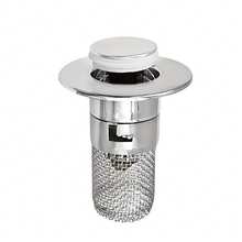2 piezas, Filtros de cabello para baño, Malla de acero inoxidable 304 + Plástico, Tapón de drenaje retráctil para lavabo, Adecuado para diámetros de orificio de drenaje de 3,4-3,99 cm, Diseño integrado, Universal para todas las estaciones - Multicolor - Ver 9