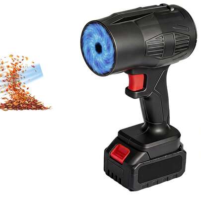 Electric Cordless Leaf Blower,  Lightweight Handheld Dust Blower With  Battery, High-Speed Motor Leaf Blowers For Lawn Care, Garage/Patio/Car Cleaning, 1 Battery Pack