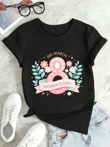 Women T-Shirts - Black - View 2