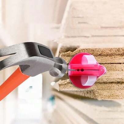Nail Holder For Hammering, Plastic Pliers, Finger Protective Nail Guide, Home Tool Auxiliary Pliers, Ideal For Hammering Screws And Nails, Secures Nails Firmly, Prevents Smashing Fingers, Practical Home Aid Tool