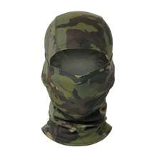 2 piezas Pasamontañas de camuflaje, unisex, pasamontañas cálido, protección solar para el rostro, máscara ligera resistente a los rayos UV, adecuado para motociclismo y esquí - Camuflaje - Ver 7