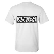 Men/Women DARCSPORT MIDNIGHT WOLVES Distressed Grunge 180g Cotton Crew Neck Tee Unisex Gym & Streetwear T-Shirt - 白色 - 查看 3