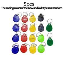 125kHz T5577 RFID Proximity ID Karte Schlüsselanhänger Nahbereichs-ID Token Tag kann für Zugangskontrolle, Türschlösser, Aufzüge und verschiedene Smart Access Control Systeme umgeschrieben werden (125KHZ) (10 Stücke) (gemischtes Set) - Mehrere Stile - Übersicht 13