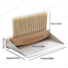 Bộ dụng cụ vệ sinh để bàn nhỏ gọn - Chổi và hốt rác mini với lông chổi bằng nylon giúp quét dọn bàn, xe hơi và thú cưng hiệu quả. - Nhiều màu - Xem 4