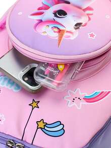 Preschool Kindergarten Small Class Middle Class Big Class Backpack 3-6 Years Old Boys Girls 2025 New Mermaid Astronaut Unicorn Print Cute Outdoor Travel Backpack Small School Bag - Multicolor - View 9