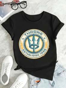 Women T-Shirts - Black - View 2