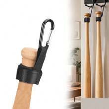 1/2 Adjustable Baseball Bat Rack | Suitable For All Baseball Bat Sizes, Portable Display Stand With Metal Hooks, Suitable For Indoor And Outdoor Use, For The End Of The Baseball Bat - Multicolor - View 2