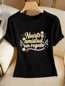 Women T-Shirts - Black - View 2