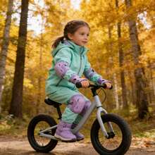 BAT DEICIDE DAT BASH 6-In-1 Toddler Protective Gear | CPSIA Certified | Ages 2-5 | For Skate Cycling Scooter - Lilac Purple - View 3