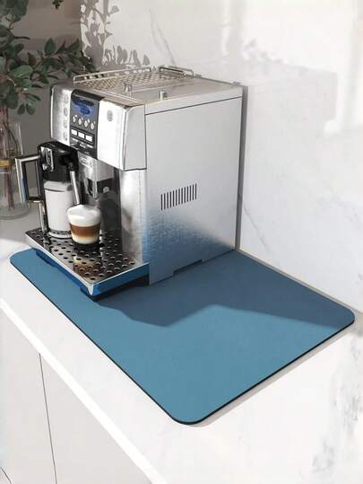 1 miếng lót ly silicon màu trơn, chống trượt và chống mài mòn, chống dầu mỡ và vết bẩn, dễ lau chùi, thích hợp cho máy pha cà phê, lau khô chén đĩa, đựng đồ dùng nhà bếp, quán bar và nhà hàng, thảm cho thú cưng, kệ phòng tắm, trang trí bàn làm việc, đa chức năng cho nhà bếp, phòng khách, phòng tắm, nhẹ và bền, dễ dàng vệ sinh, có sẵn màu đen, xám, be, phụ kiện gia đình thời trang và đa năng.