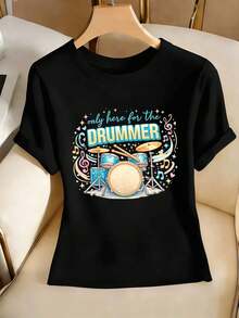 Women T-Shirts - Black - View 2