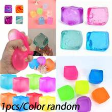 1/6/10 Pcs Stress Relief Magic Cube Ball - Soft Stretchable Decompression Toy For Adults, Suitable For ADHD/ADD, For Sensory Stimulation, Stretching And Stress Relief, Suitable For Office, (Random Color) "Best Small Gift For Christmas And Halloween" - Multicolor - View 16