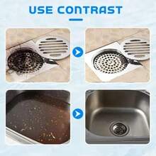 2Pcs Upgraded Wild Tornado Sink And Drain Cleaner, Pipe Dredge For Kitchen, Bathroom &Amp; Toilet, Super Cleaning Drain Foam Cleaner, Fast Foaming And  For All Types Of Pipes - trắng - Xem 6