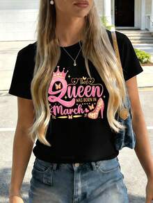 Women T-Shirts - Black - View 2
