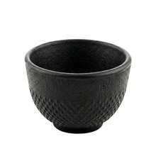 RWM0023B Tetsubin Hobnail Cast Iron Tea Cup 2 Count Box Back - Negro - Ver 3