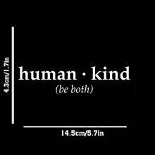 Human Nature Dual-Sided Stickers, Car Stickers, Suitable For Laptops, Water Bottles, Mobile Phones, Cars, Trucks, SUVs, Motorcycles, Vehicles, Windows, Walls, Cups, Bumpers, Car Accessories - A - View 3