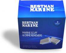 Marine Scraper Eraser|3-Pack Marine Cleaner Eraser Deck Cleaner Hull Cleaner Gadget Durable Marine Boat Cleaner - White - View 8