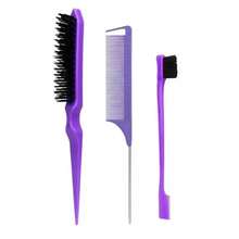 Bộ dụng cụ tạo kiểu tóc màu tím 6 món/5 món/4 món/3 món bao gồm bình xịt và cọ - Bộ dụng cụ chăm sóc tóc chuyên nghiệp tại nhà và khi đi du lịch. - Nhiều màu - Xem 11