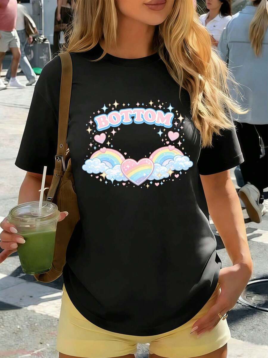Women T-Shirts - Black - View 1