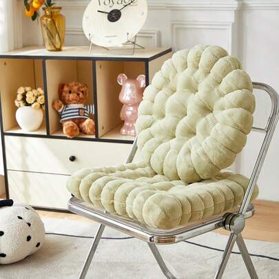 1 stuk 16 inch (40 cm) biscuitvormig meditatiekussen, rond stoelkussen in de vorm van een koekje, vierkant vloerkussen/zitkussen voor woonkamer, balkon, kantoorbank en yoga