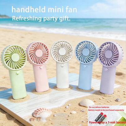 1pc Mini Portable Fan, Lightweight Handheld Fan With Lanyard - Ideal For Office, Outdoor, Travel And Camping - Stay Cool Anytime Anywhere (Batteries Not Included, Sold Separately), Mother's Day Gift,Outdoor,Garden,Travel Essentials,Portable Essentials,Beach Essentials,Graduation Season,Commencement,Graduation Ceremony,Graduation Gift,Graduation Present,Graduation Gift,Graduation Present,Congrats Grad,Congratulations Graduate,Valedictorian,Finish School,Graduation Party,Outdoor Essentials,Travel Portable,Hiking Essentials,Camping Essentials,Portable Tools,Summer Essentails,Summer Portable