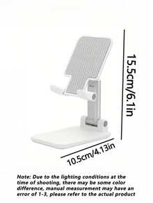 1pc Adjustable 360° Rotating Desk Phone Holder - Dual Folding Design, Universal For All Phones, Stable Desktop Stand, Suitable For Self-Use And Gifting, Adjustable Phone/Tablet Stand - Phone Holder, Tablet Holder, Foldable Device Stand, Portable Device Stand, Adjustable Desktop Stand, Height/Angle Adjustable - Support - View 11
