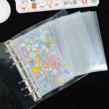50/40/30pcs A7/A6/M5 Planner Inserts, Refill Papers, Loose Leaf Binder Replacement Pages, Spare Pages, Removable Sticker Sheets, Transparent Release Paper, Sticker Backing Papers, Photo Album Refills - Supplementary Page - View 1
