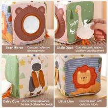 6-12 Months Baby Tissue Box Toy - Montessori Sensory Toy, 1 Year Old Baby - Shower Gift For Baby Boys And Girls, 6-18 Months - Multicolor - View 7