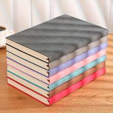 A5 Left-Handed Sheep Leather Notebook, 360 Pages Of High-Quality Eye-Friendly Paper, A5 Inner Paper, Simple, Portable, Waterproof, Suitable For School And Office - Multicolor - View 7