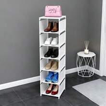 8/7 étages Étagère à chaussures verticale, Meuble à chaussures multi-couches anti-poussière, Fabriqué en tissu non tissé et plastique, Convient pour les petits espaces, dortoirs et entrées, Assemblage facile, Design compact et gain de place, Peut contenir plusieurs paires de chaussures - Multicolore - Voir 10