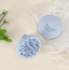 Silicone Scalp Massager Shampoo Brush Soft Head Scrubber Hair Care Brush Anti Itch Dandruff Relief Scalp Exfoliating Massage Tool For Wet And Dry Hair Detangling Hair Growth Stimulating Brush For Women Men Home Shower Travel Use - 1 - View 3