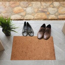 Tapis en fibre de coco antidérapant découpable, rouleau de fibre de coco naturelle, 3 tailles disponibles (30/40/50cm X 100cm), doublure en fibre de coco respirante et conservant l'humidité, convient pour l'isolation des plantes, la litière des reptiles et la décoration de jardin - tapis multifonctionnel en fibre de coco - Voir 2