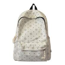 New Fashion Bow Printed Large Capacity Backpack For Students, Versatile, Casual, Multi Pocket Commuter, Women's Backpack - Multicolor - View 14