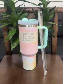 现货 S-TANLEY 40盎司保温杯，304不锈钢吸管，大容量，时尚真空保温杯，适用于汽车 - 多色40oz - 查看 13