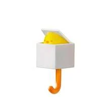 Ganchos decorativos para guardería de bebé, ganchos de almacenamiento con diseño de gato de dibujos animados lindos, ganchos creativos fuertes sin rastro, ganchos telescópicos estilo INS para dormitorio - Multicolor - Ver 14