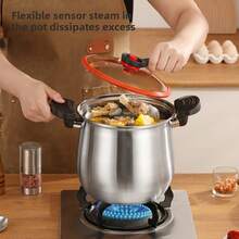 Stainless Steel Household Micro-Pressure Cooker, Sealed Rapid Micro-Pressure Cooking Pot, Non-Stick Soup Pot, Multi-Function Large Capacity Stew Pot, Braising Pot - View 3