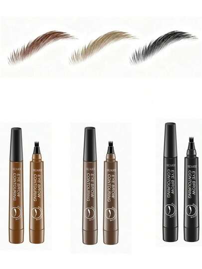 1支易上色易清洗眉笔，勾勒清晰眉形