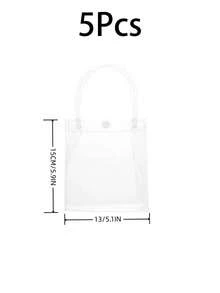 10 túi quà PVC trong suốt chịu lực cao (có tay cầm) - Có thể tái sử dụng, hoàn hảo cho tiệc cô dâu, tiệc thanh niên, quà cưới và mua sắm. Thích hợp cho đám cưới, sinh nhật, lễ đính hôn, kỷ niệm, tiệc trà, tiệc cưới. Chất liệu tinh tế, thời trang, phù hợp với phong cách Hawaii (không kèm kẹp tóc). Trang trí nhà cửa, phòng ngủ, sinh nhật, đám cưới, đạo cụ chụp ảnh, quà tặng tiệc sinh nhật, túi đựng quà trong suốt. - Nhiều màu - Xem 12