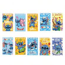 10 cuốn sổ tay mini chủ đề Stitch, sổ kế hoạch bỏ túi in hình hoạt hình Stitch và Thiên thần dễ thương chất lượng cao, quà tặng sinh nhật. - Nhiều màu - Xem 7